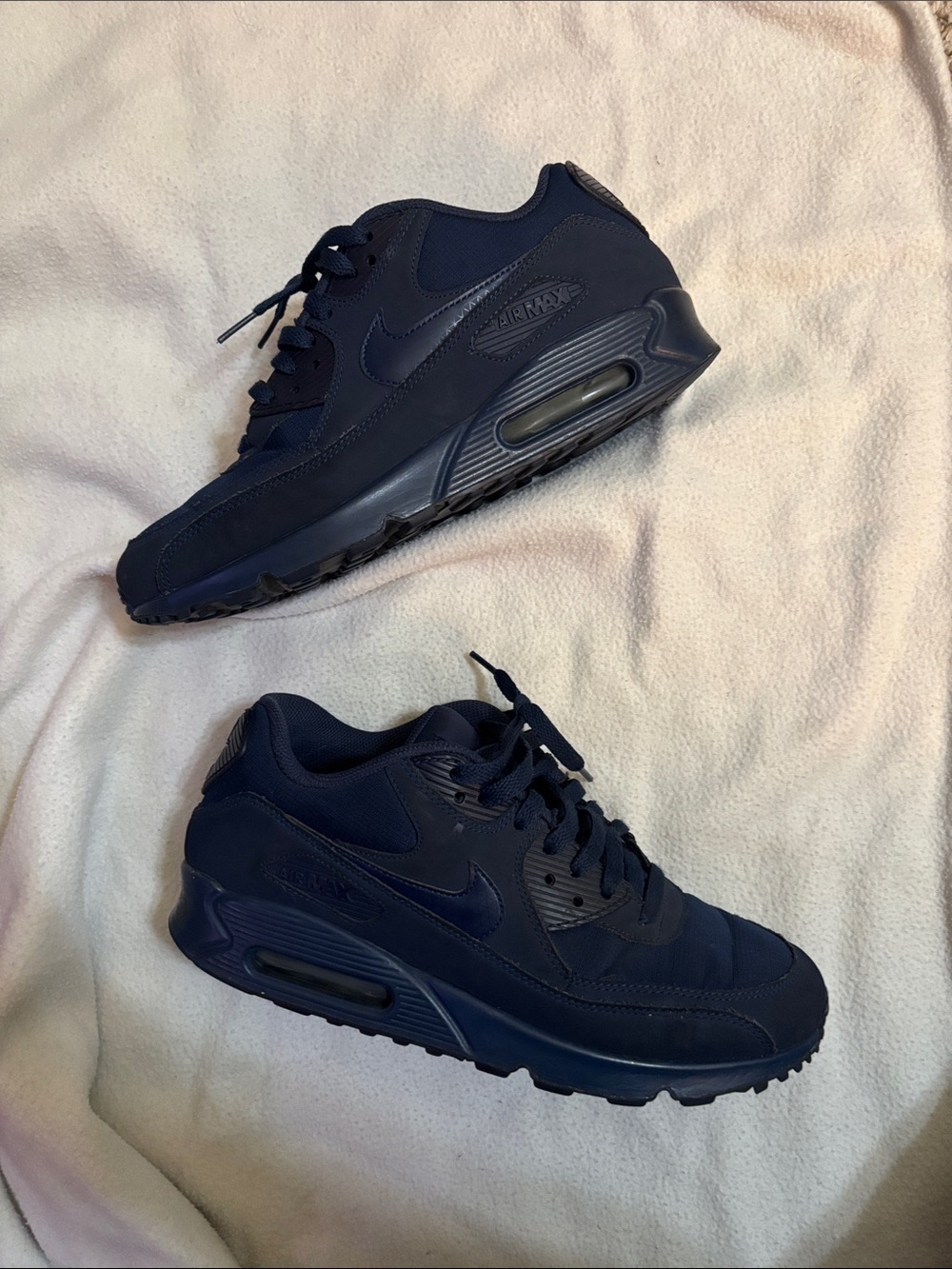 Nike Men's Air Max 90 Essential- Dark Navy - Picture 2 of 4